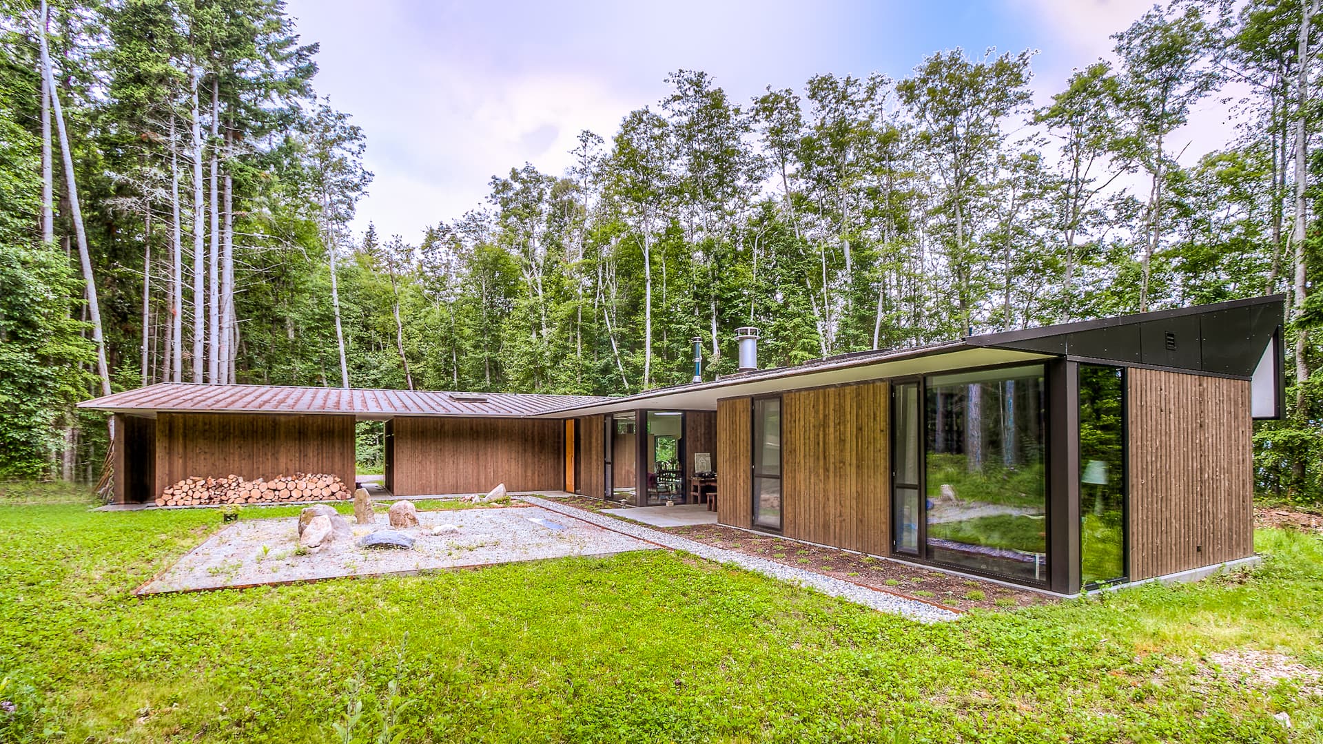 Contemporary Home and Studio — custom home on Vashon Island